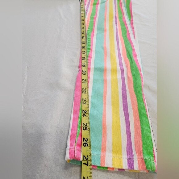 Lilly Pulitzer Women's Colorful Striped Pants Skinny Dnim5 Pockets, sz 2 - Picture 4 of 15
